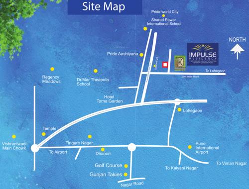 Images for Location Plan of Impulse Residency residency Images for Location Plan of Impulse Residency