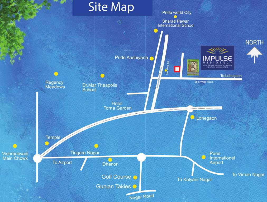  residency Images for Location Plan of Impulse Residency