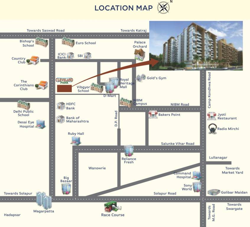 Images for Location Plan of Vardaan Cleveland Park