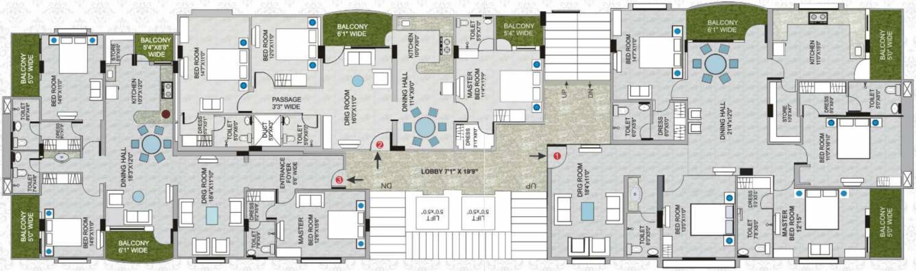 Images for Cluster Plan of Gyanesh Royal Imperial