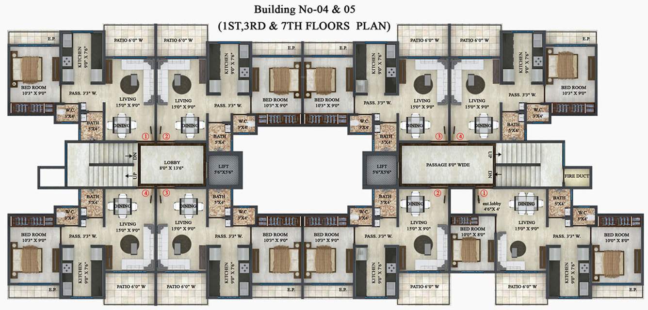 Images for Cluster Plan of Shankheshwar Platinum