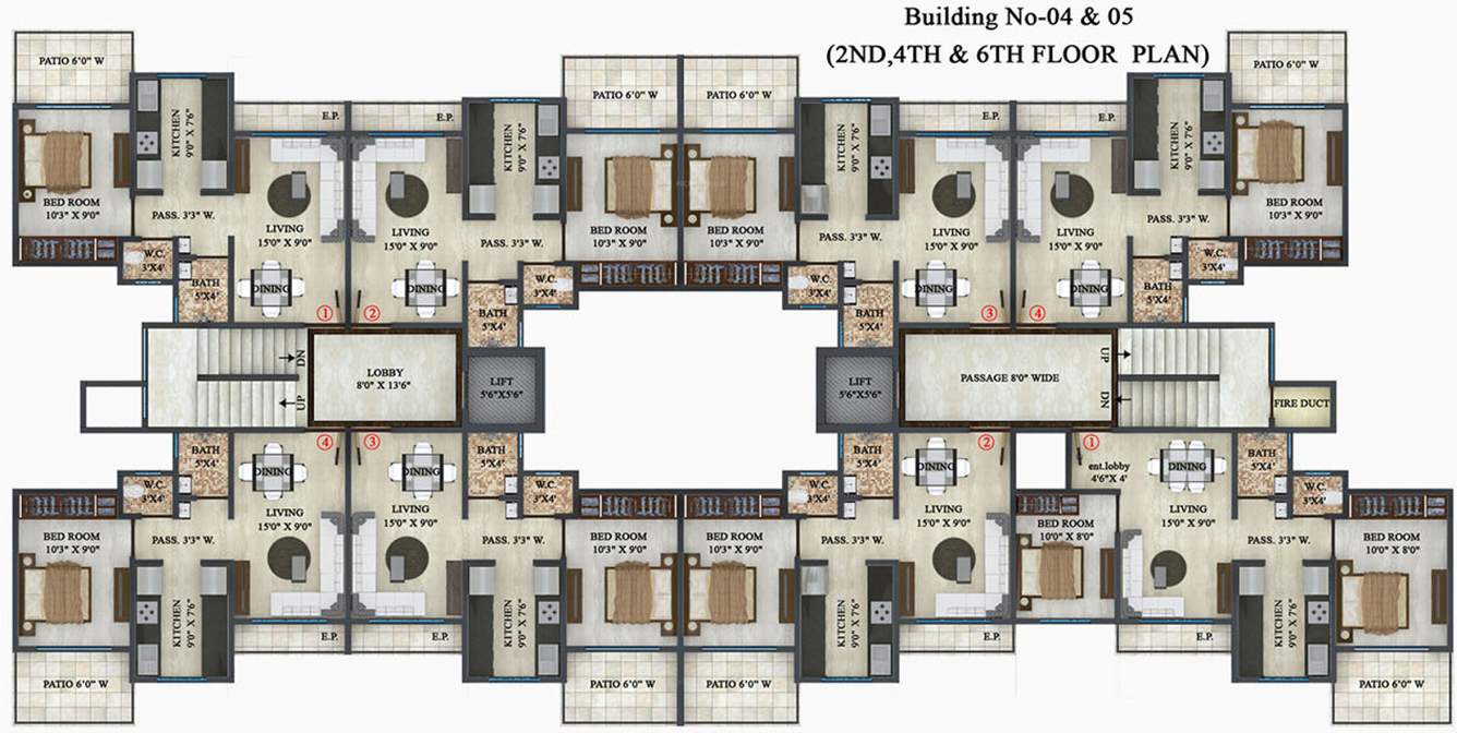 Images for Cluster Plan of Shankheshwar Platinum