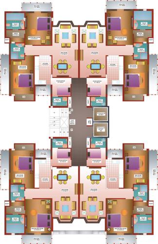 Images for Cluster Plan of Miraj Group Airavat Images for Cluster Plan of Miraj Group Airavat