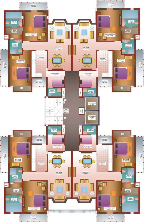 Images for Cluster Plan of Miraj Group Airavat