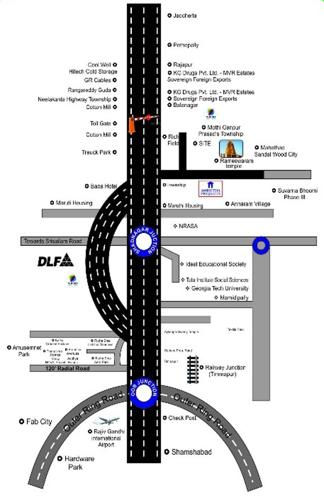  enclave Images for Location Plan of Amrutha Enclave