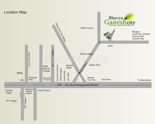 Images for Location Plan of Rai Bhavya Ganesh City Villa
