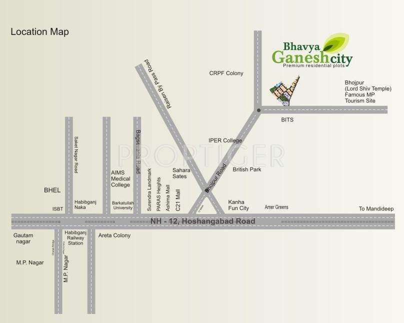 Images for Location Plan of Rai Bhavya Ganesh City Villa