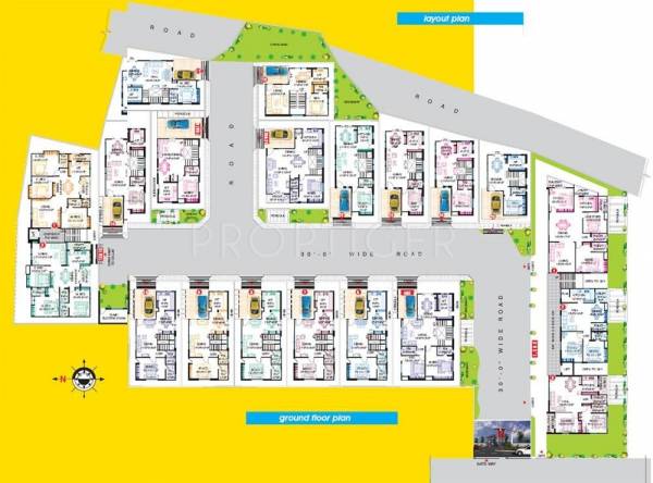 Images for Cluster Plan of Samskruthi Foundations Swargam Villa Images for Cluster Plan of Samskruthi Foundations Swargam Villa