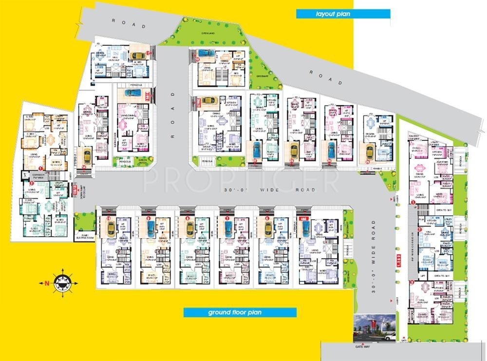Images for Cluster Plan of Samskruthi Foundations Swargam Villa