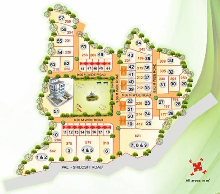 Images for Layout Plan of Mountain Nabhangan Villa