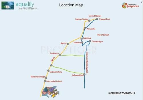  aqualily- Images for Location Plan of Mahindra Aqualily Villa