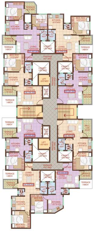  amrut pushp Images for Cluster Plan of Moraya Amrut Pushp