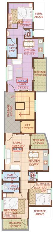  amrut pushp Images for Cluster Plan of Moraya Amrut Pushp