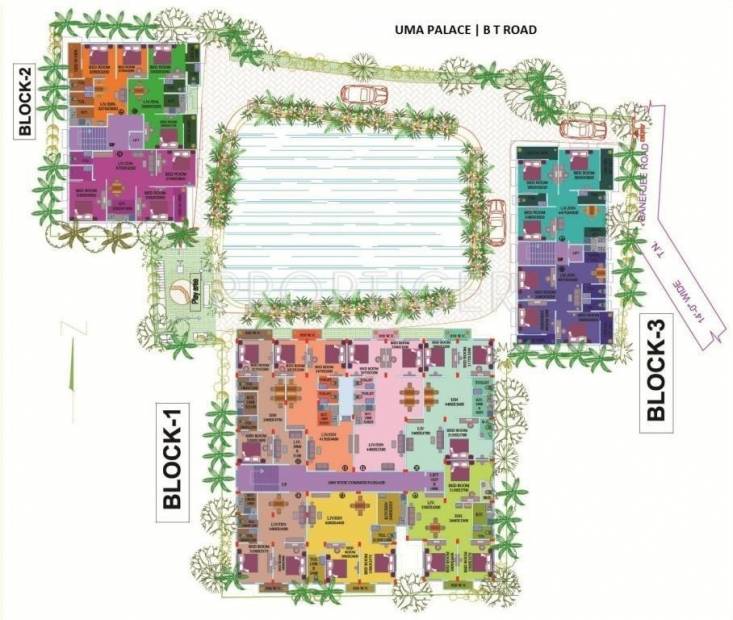 Images for Site Plan of Infinity Uma Palace