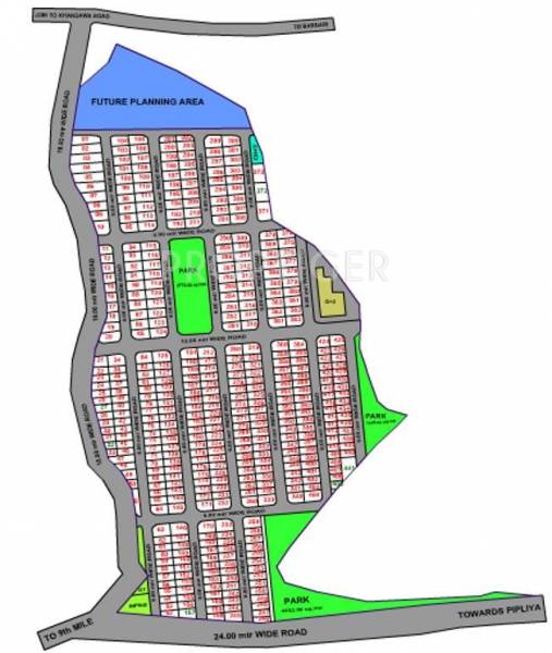 Vastuland Realtors Vatika Layout Plan