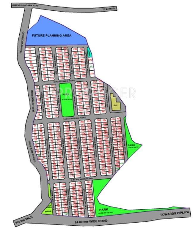Vastuland Realtors Vatika Layout Plan