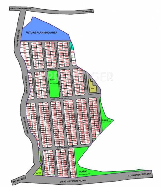 Vastuland Realtors Vatika Layout Plan