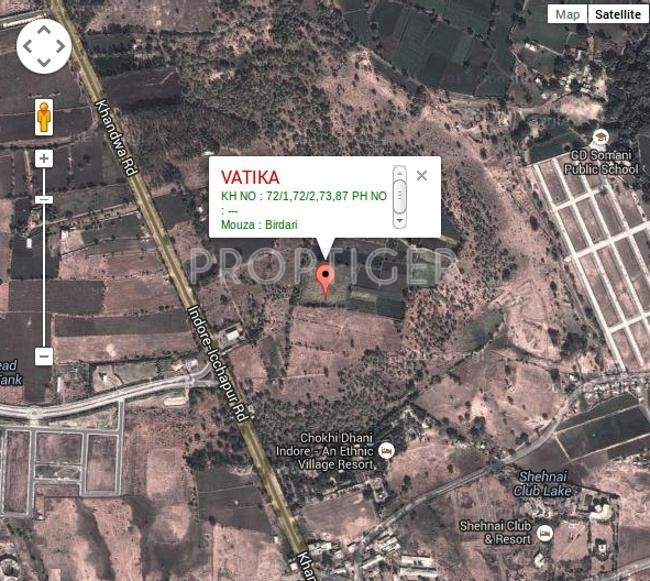 Vastuland Realtors Vatika Location Plan