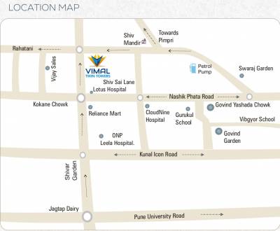 Location Plan vimal-twin-towers Location Plan