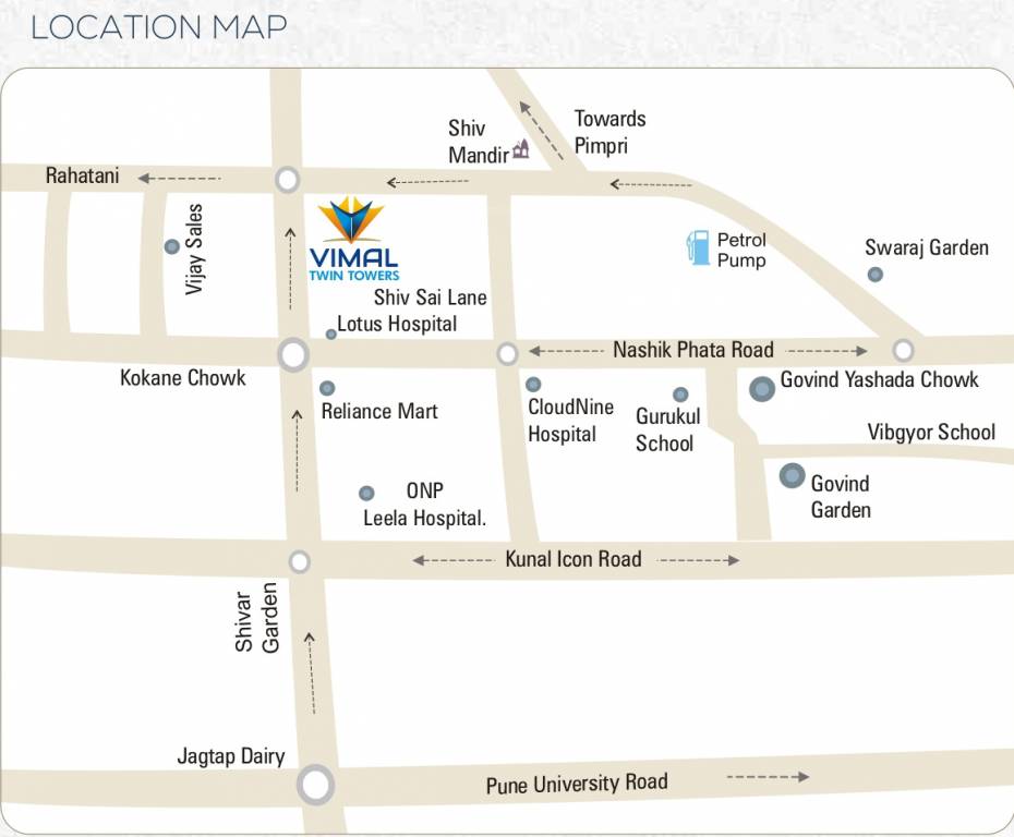  vimal twin towers Location Plan