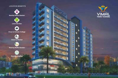 Elevation vimal-twin-towers Elevation