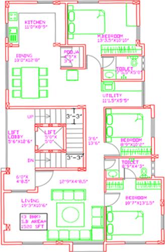 Images for Cluster Plan of Vijaya Sri Swamy Krupa