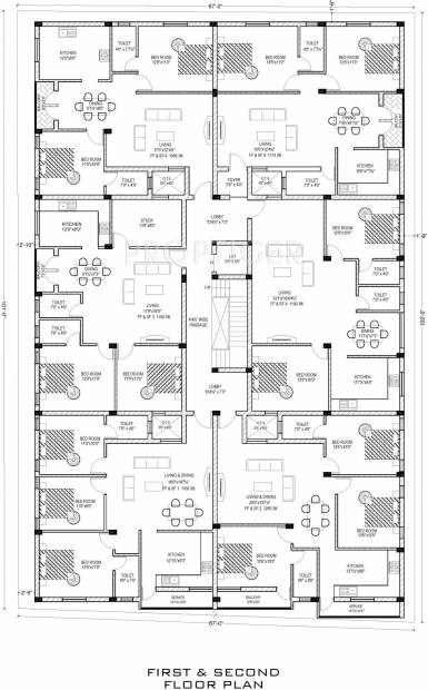 Images for Cluster Plan of MM MM Apartments