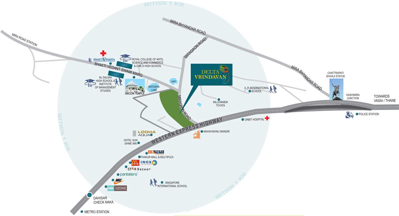  vrindavan Images for Location Plan of Delta Vrindavan