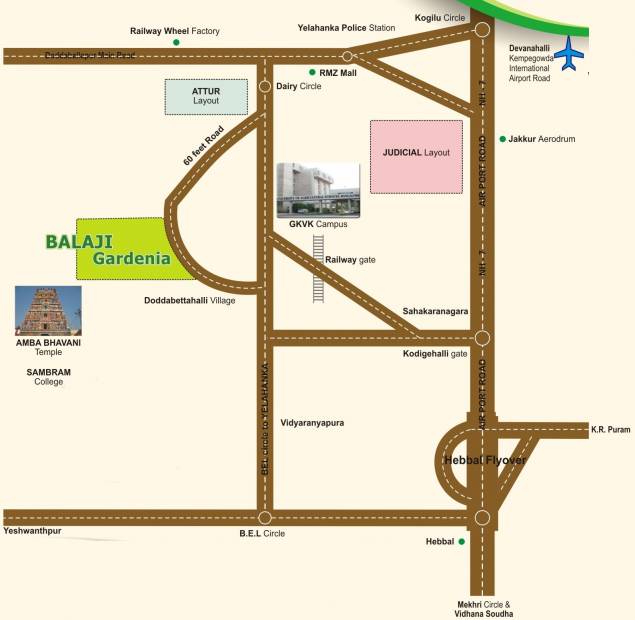 Images for Location Plan of Akshaya Balaji Gardenia