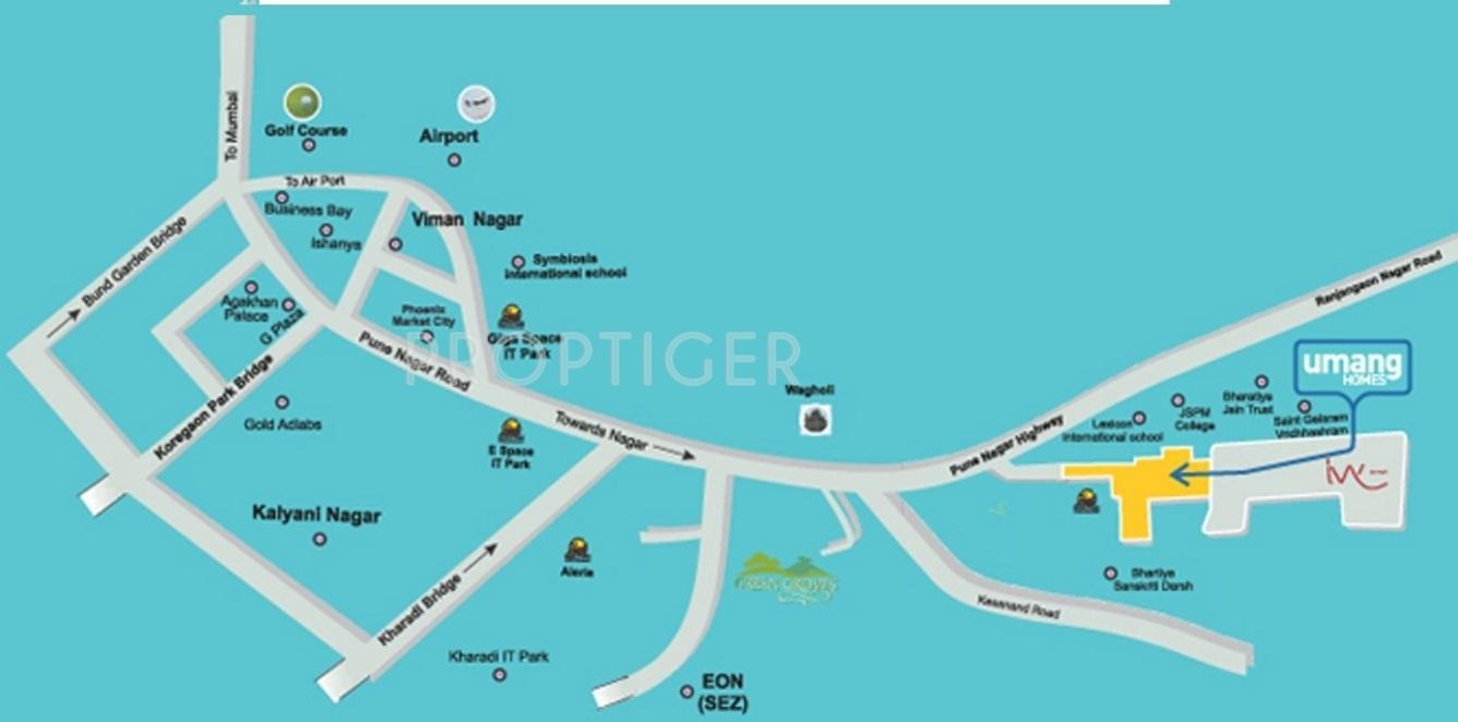 Images for Location Plan of Kolte Patil Umang Homes Phase 1