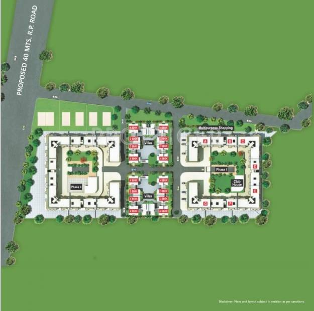 Images for Layout Plan of APL Alfa Greenfields Phase 1 Villas