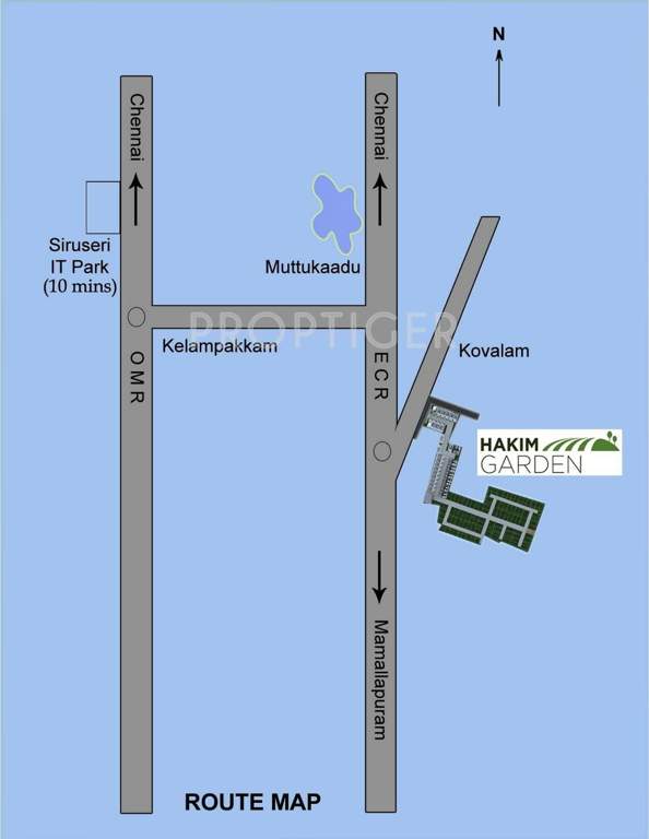 Right Angle Properties Hakim Garden Plots Location Plan