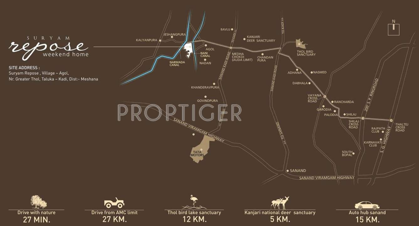 repose Images for Location Plan of Suryam Repose