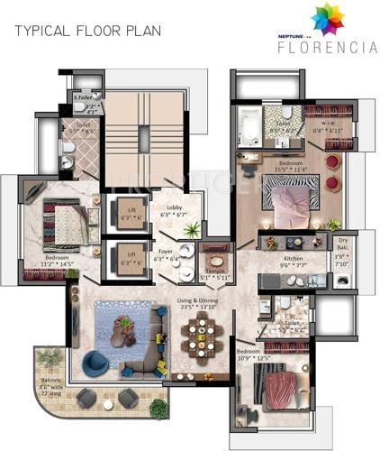 Images for Cluster Plan of Neptune Florencia