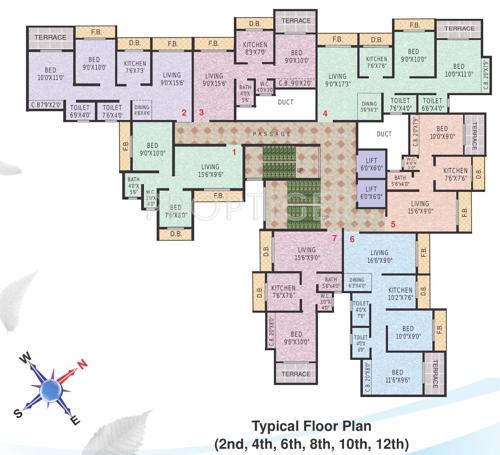  imperial-heights Images for Cluster Plan of Shree Ganesh Imperial Heights