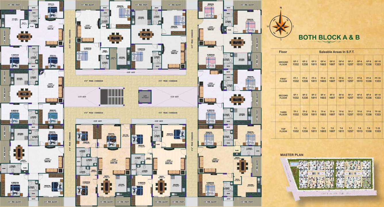 Images for Cluster Plan of Elegant Esplande