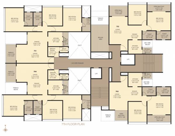  power-boulevard Power Boulevard Cluster Plan for 7th Floor