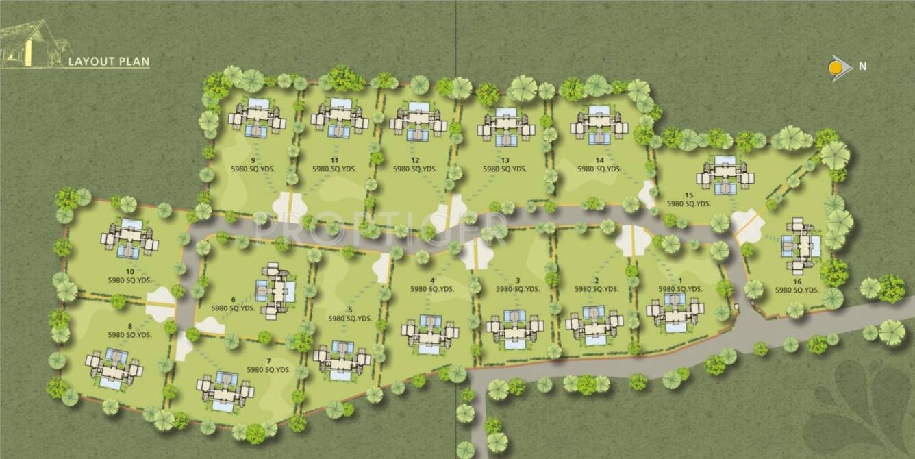 Dev Group India Villa Layout Plan