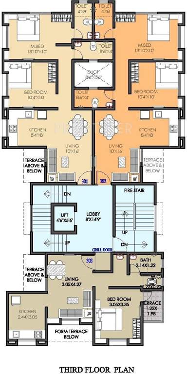 Images for Cluster Plan of OM Galaxy Apartment