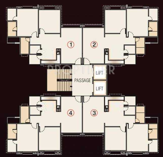 Images for Cluster Plan of Happy Home Nakshatra Solitaire