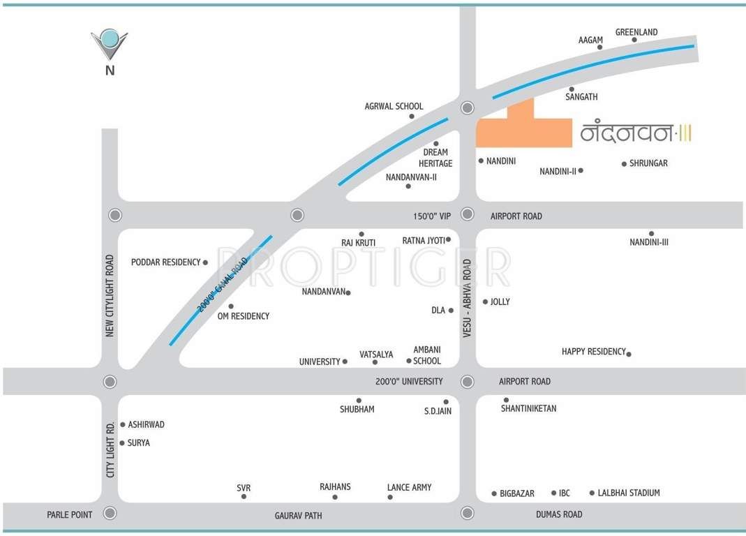 Images for Location Plan of Happy Home Nandanvan III