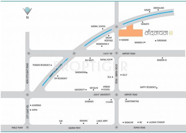Images for Location Plan of Happy Home Nandanvan III Images for Location Plan of Happy Home Nandanvan III