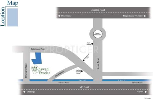  exotica Images for Location Plan of Bhawani Exotica