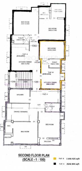 Cluster Plan TM Builders and Developers Roynagar Place Cluster Plan