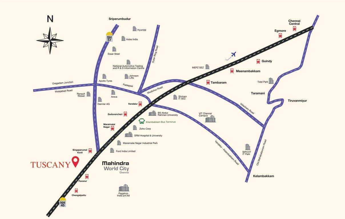  alamoxsreal tuscany Location Plan