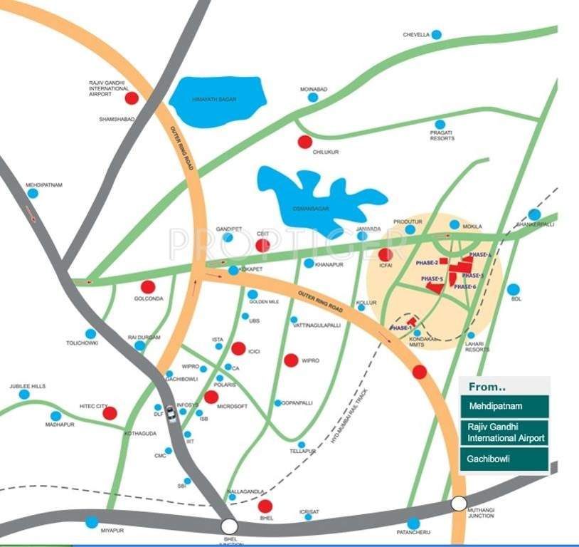 Images for Location Plan of Green City Gachibowli County VI