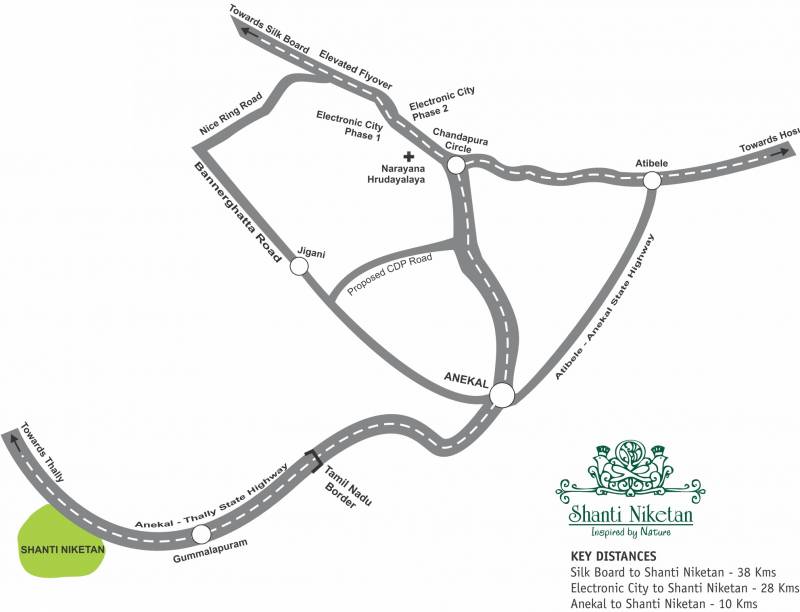 Images for Location Plan of Bizpro Shanti Niketan