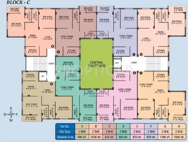  dreams Block  B Cluster Plan