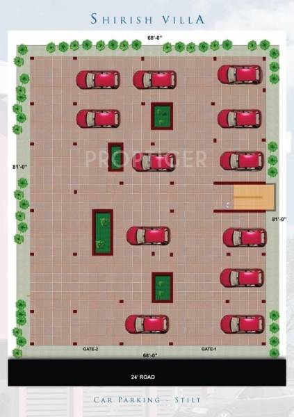 Cluster Plan Guna Builders Shirish Villa Cluster Plan