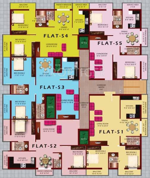 Cluster Plan Guna Builders Shirish Villa Cluster Plan